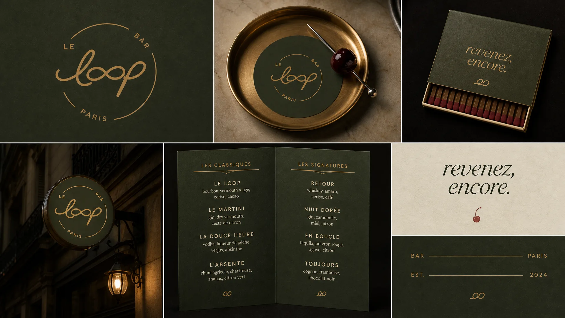Le Loop Bar — Paris Identity System